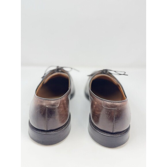 Allen Edmonds Delray Men Dress Shoe Brown Leather Oxford Classic Formal US 9.5 B main image 10
